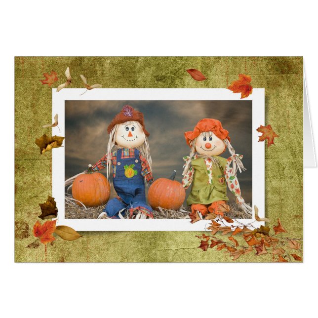 Cute Scarecrow Couple (Voorkant Horizontaal)