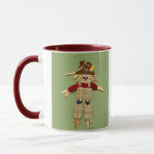 Cute Scarecrow Halloween Mug (Gauche)