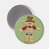 Cute Scarecrow Magnet Magneet (Voorkant / Achterkant)
