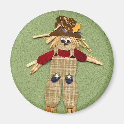 Cute Scarecrow Magnet Magneet (Voorkant)