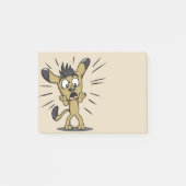 Cute Scared dog Post-it® Notes (Voorkant)