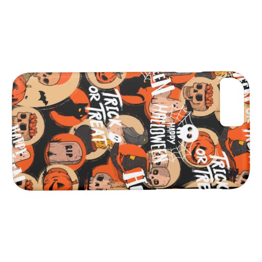  Cute & Scary Halloween Spooky vibes  Case-Mate iPhone Case (Achterkant (Horizontaal))