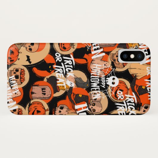  Cute & Scary Halloween Spooky vibes  Case-Mate iPhone Case (Achterkant (horizontaal))