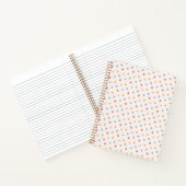 Cute Scattered Mini Polka Dots Muted Terrazzo Spec Notitieboek (Binnen)