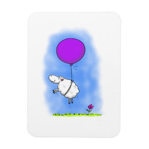Cute schaap grappige cartoon magnet magneet