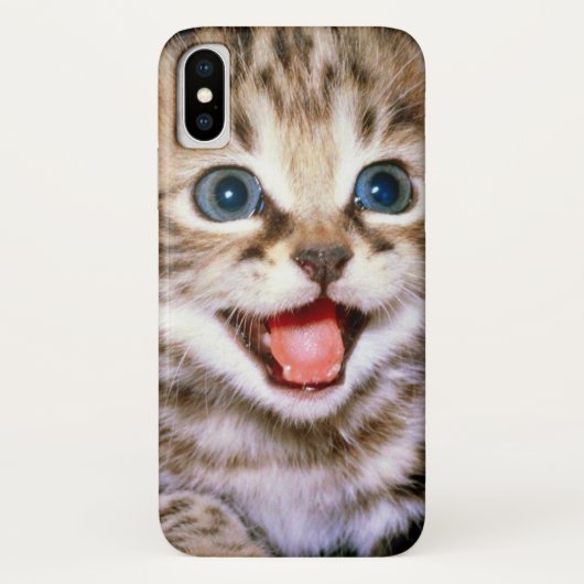 Cute Schattig Fluffy Kitten Case-Mate iPhone Case (Achterkant)