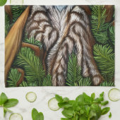 Cute Schattig Little Lynx Kitten Theedoek (Gevouwen)