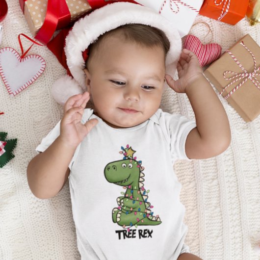 Cute Schattig Merry kerstTREE REX