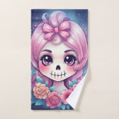 Cute Schedel Handdoek (Handdoek)