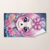 Cute Schedel Handdoek (Handdoek)