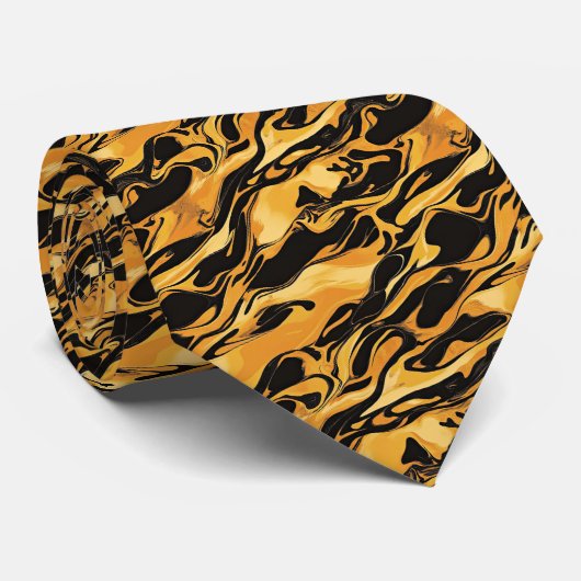 Cute schildpad schelp patroon stropdas (Opgerold)