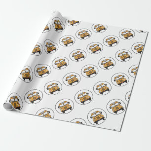 Cute School Bus Cadeaupapier