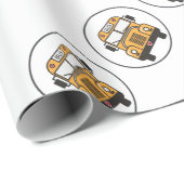 Cute School Bus Cadeaupapier (Rol Hoek)
