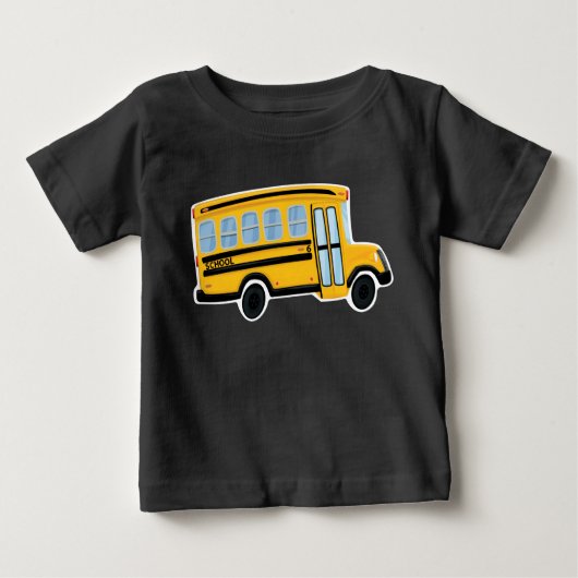 Cute School Bus Toddler Hoodie Pullover (Voorkant)
