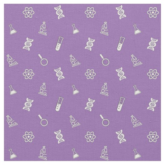 Cute Science Fabric Stof (Close Up)