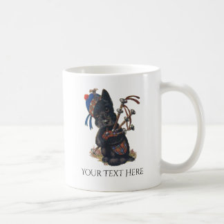 Cute Scottie die Bagpipes afspeelt Personaliseren Koffiemok