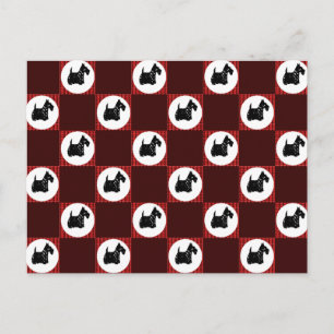 Cute Scottie Dogs Briefkaart