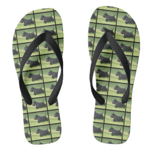 Cute Scottish Terrier Teenslippers