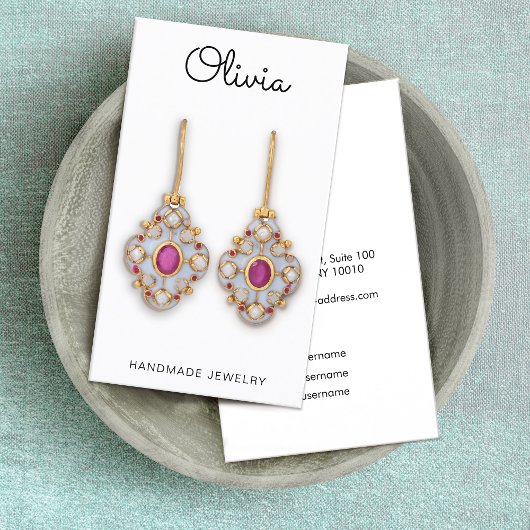 Cute Script Font die het Visitekaartje van de Vert