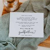 Cute script zal je mijn Godfather-kaart zijn. Kaart