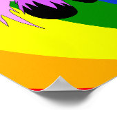 Cute Scruffy Unicorn Poster (Hoek)