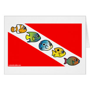 Cute Scubadorable Dive Flag
