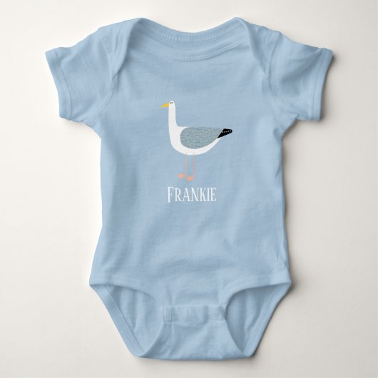 Cute Seagull Name Romper (Voorkant)