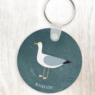 Cute Seagull Name Sleutelhanger