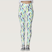 Cute Seahorse Pattern Leggings (Voorkant)