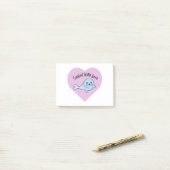 Cute Sealed with Love Post-it® Notes (Op bureau)