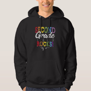 Cute Second Grade Rocks Team 2e graad Teacher Stu Hoodie