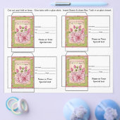 Cute Seed Packet Gift of Favor Flyer (Enkel)