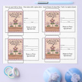 Cute Seed Packet Gift of Favor Flyer (Enkel)