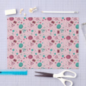 Cute Seing Thleing Pattern Roze Tissuepapier (Craft)