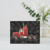 Cute Semi-Cab Briefkaart (Staand voorkant)