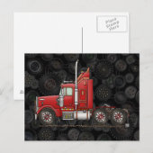 Cute Semi-Cab Briefkaart (Voorkant / Achterkant)