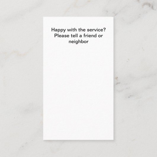 Cute Senior Home Compagnon Cartes de visite (Dos)