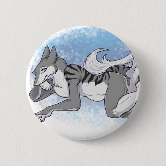 Cute Sergal Ronde Button 5,7 Cm (Voorkant)