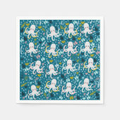 Cute serviette en papier octopus (Devant)