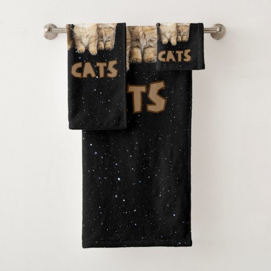Cute serviette pour chats (En situation)