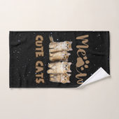 Cute serviette pour chats (Serviette à main)