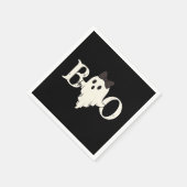 Cute serviettes en papier Halloween - "Boo" Ghost (Coin)