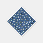 Cute serviettes en papier pingouin (Coin)