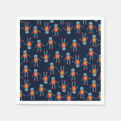 Cute serviettes en papier robot (Devant)
