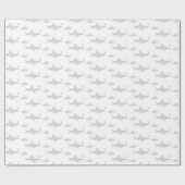 Cute Shark Baby shower Cadeaupapier (Vlak)