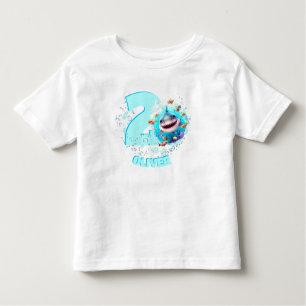 Cute Shark Birthday Custom Age Boy Kinder Shirts