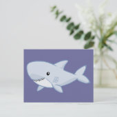 Cute Shark Briefkaart (Staand voorkant)