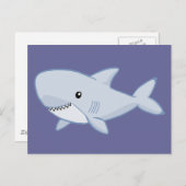 Cute Shark Briefkaart (Voorkant / Achterkant)