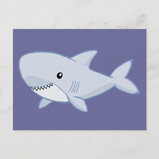 Cute Shark Briefkaart (Voorkant)