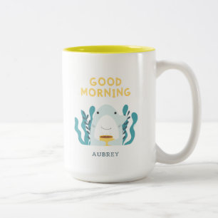 Cute Shark Coffee-Mok Tweekleurige Koffiemok
